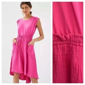 Anthropologie Daily Practice Pink Everyday Tee Dress